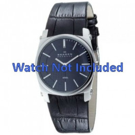 Bracelet de montre Skagen 859LSLB Cuir Noir 16mm